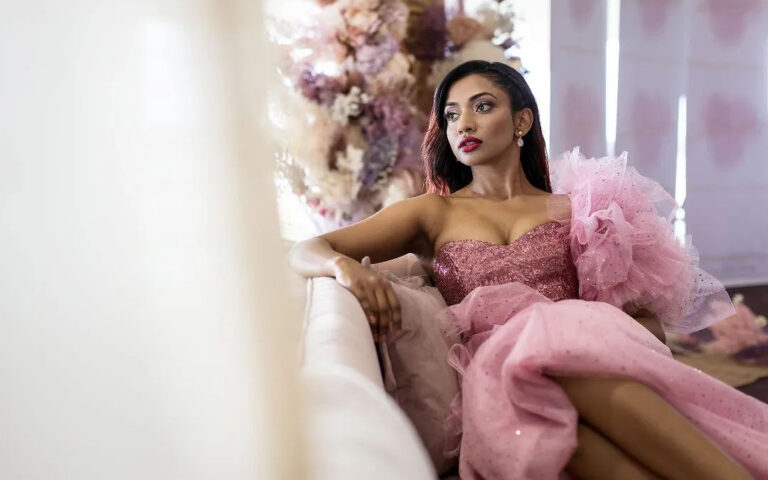 Melbourne-based designer Lucy Laurita creates spectacular evening gowns for every woman